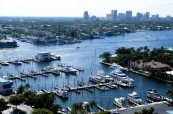 Florida je známá množstvím vodních kanálů, LAL Fort Lauderdale USA