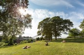 Studenti mohou relaxovat v parcích třeba s vyhlídkou na slavný most