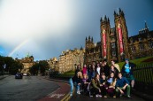 Skotsko je proslulé svým počasím a studenti letního kurzu angličtiny mají možnost to poznat sami, BSC Edinburgh