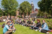 Studenti jazykového kurzu na škole CES v Leeds